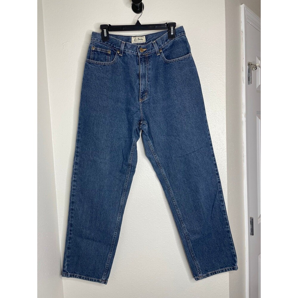Vintage L.L. Bean Classic Fit High-Rise Jeans Women’s Size 12 REG 100% Cotton